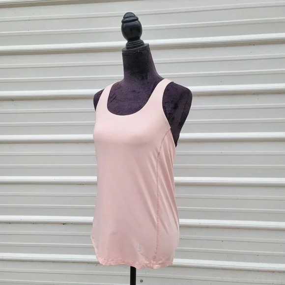 Icyzone Womens Athletic Tank Top Black Blush Pink Racerback Build Bra Insert S - Picture 4 of 11